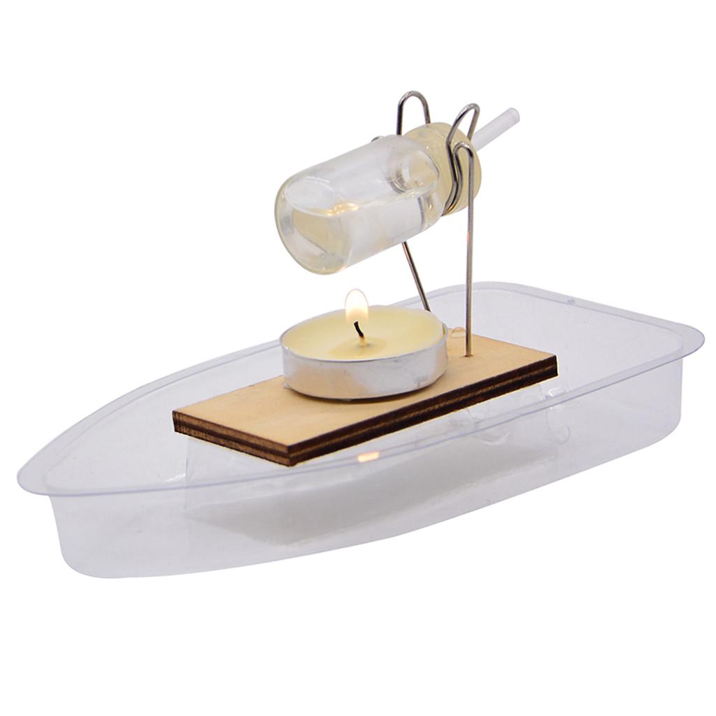 Science Kit - プラスチック製の蒸気船模型。物理学の教育用おもちゃ。DIY組み立て式学習キット。中学校向けの科学実験ツール。