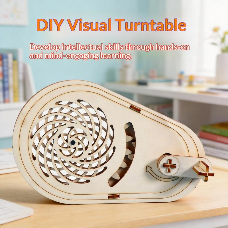 STEM DIYプロジェクト向け木製錯視スピナーキットで科学 - Science Project Kit のレビューと価格