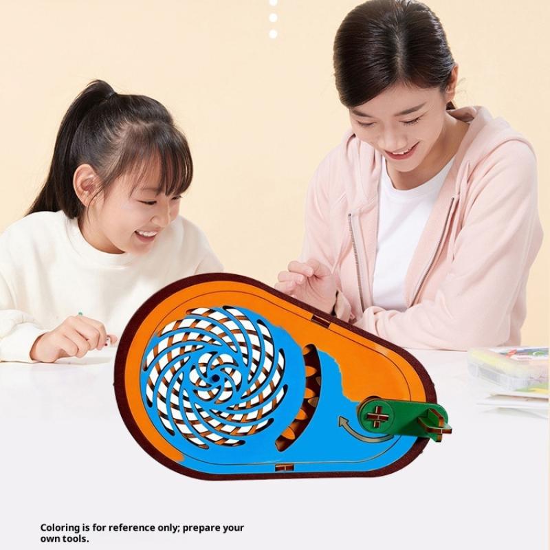 STEM DIYプロジェクト向け木製錯視スピナーキットで科学 - Science Project Kit のレビューと価格