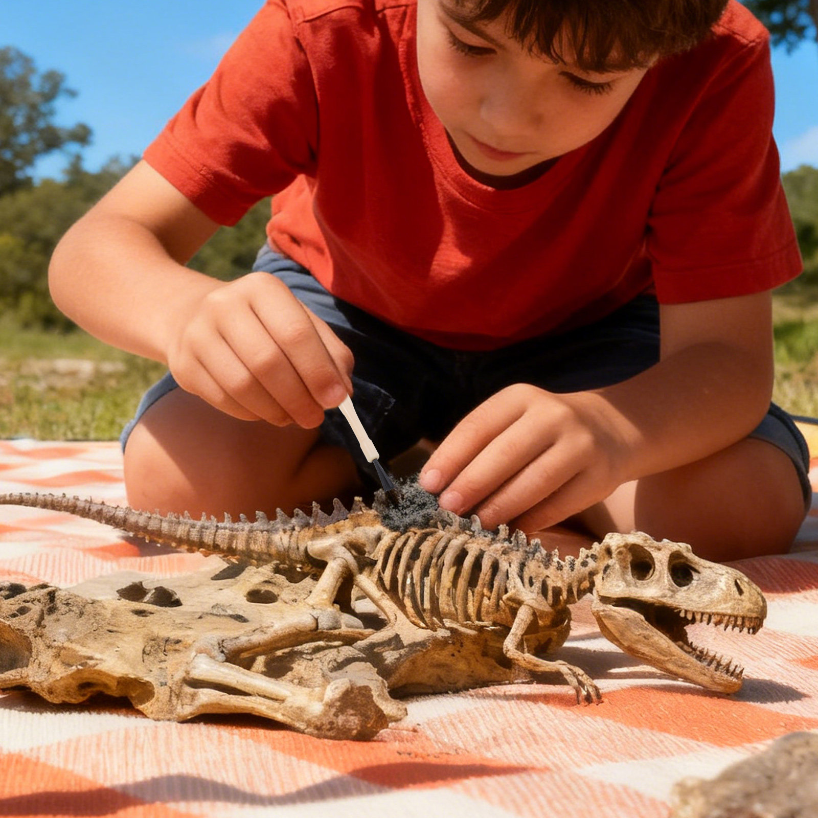 50個入り、子供向け発掘用ブラシとチゼルのセット。ミニ恐竜発 - Science Kit のレビューと価格